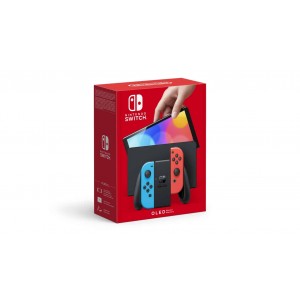 קונסולה Nintendo Switch OLED בצבע כחול/אדום - היבואן הרשמי